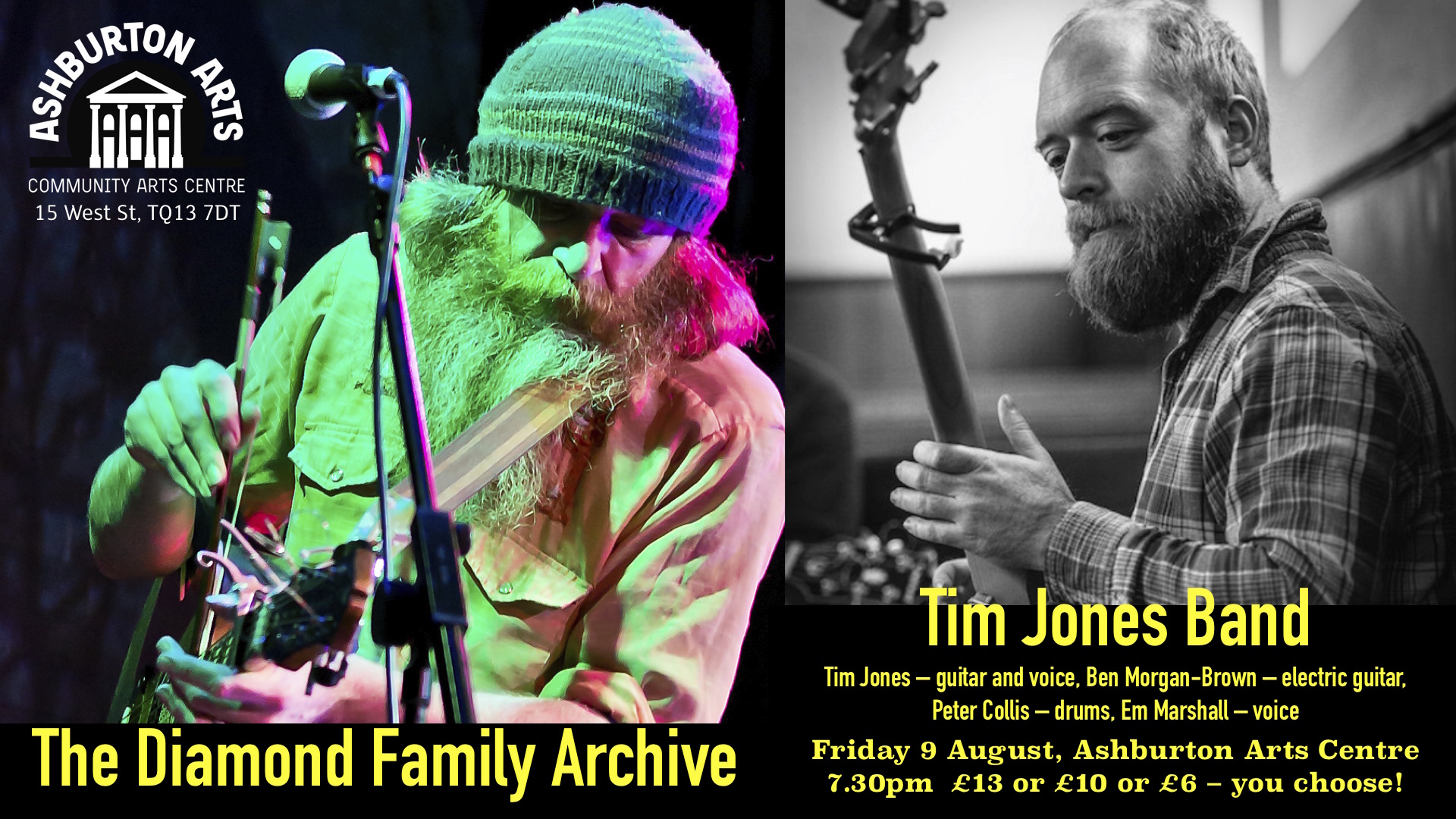 The Diamond Family Archive, with Tim Jones Band (and Ben Morgan-Brown)