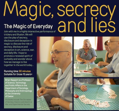 Magic, Secrecy & Lies with Brian Rappert