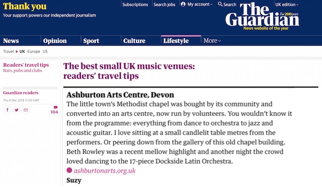 The Guardian 10 best small music venues in the UK