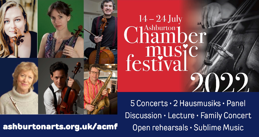 Ashburton Chamber Music Festival (ACMF) 2022: Thurs 14 – Sun 24 July