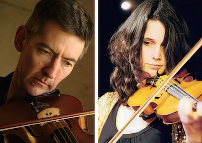 Divertimento Duo: Andrew Gillett (viola) and Lindsay Braga (violin)