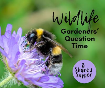 Wildlife Gardeners’ Question Time and Shared Supper (NB start time 7pm)