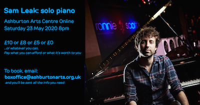 Sam Leak: solo piano (online)