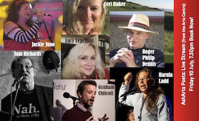 AshArts Poets: Live Stream from the Arts Centre