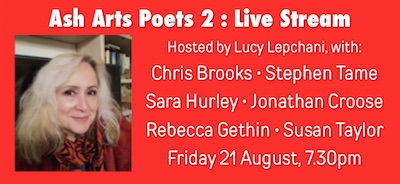 Ash Arts Poets #2: Live Stream from the Arts Centre
