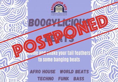 Postponed: Boogylicious Beats