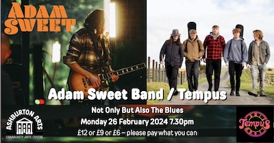 Not Only But Also The Blues: Adam Sweet Band / Tempus