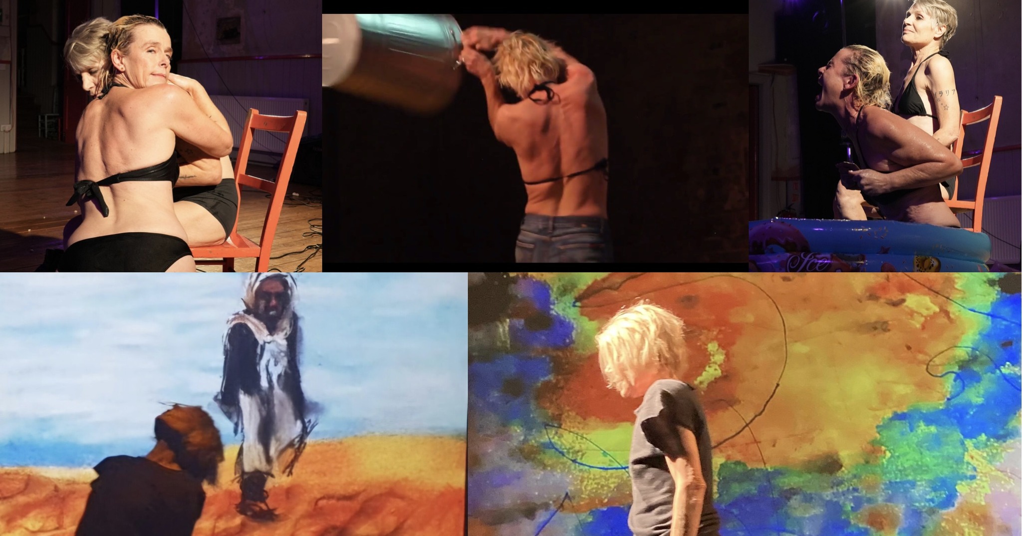 Sky: Katie Duck & Sharon Smith (dancers), Ben Roberts (cello) and Andy Williamson (saxes)